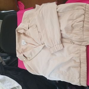 $15 add on - moto style oat color bomber